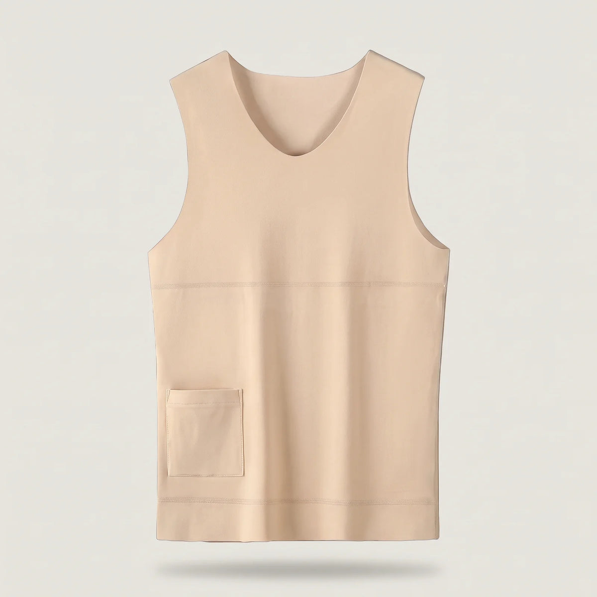 BergHeat Nest heated sleeveless undershirt in beige