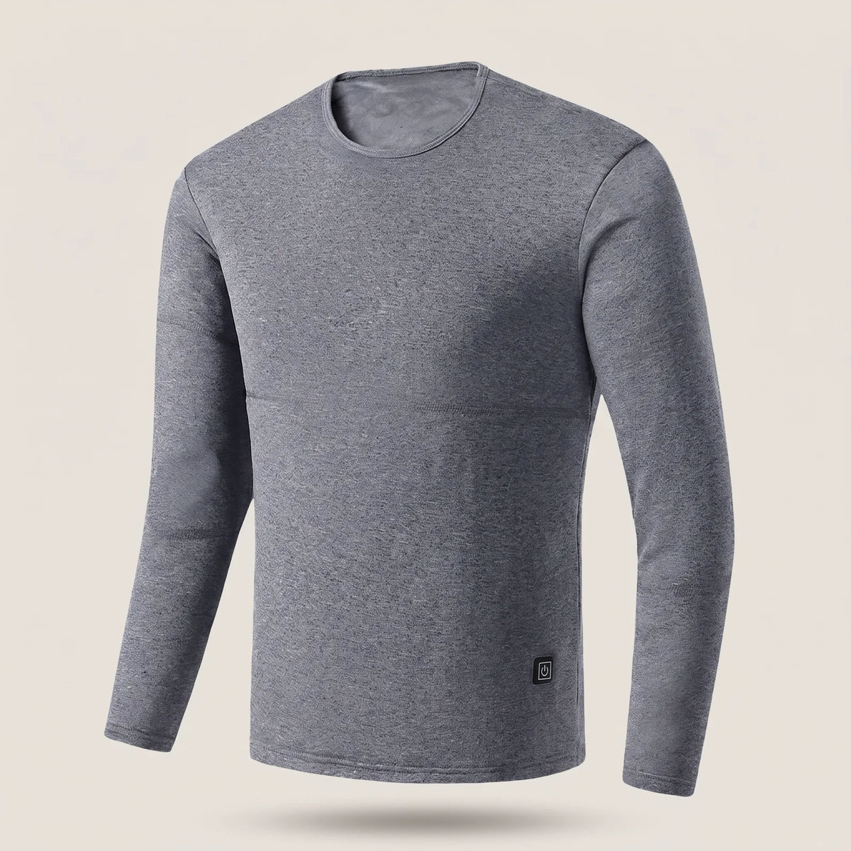 BergHeat Layer heated base layer top for men in gray